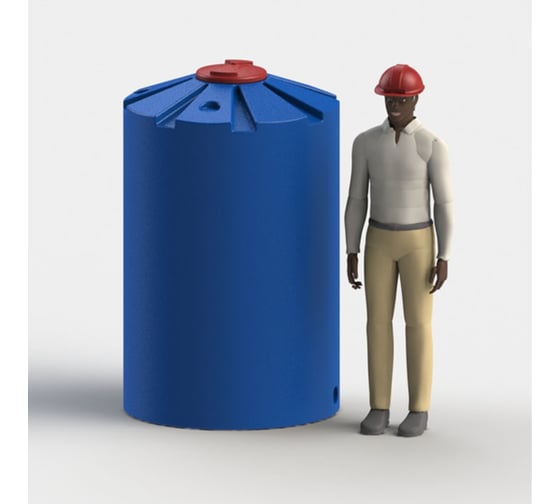 Емкость с крышкой ASPLAST Ц1500Д EL-22P-CA-C1500L-DB