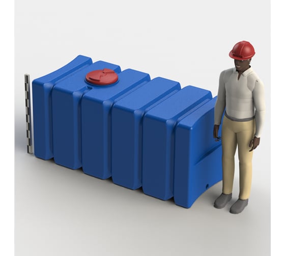 Емкость с крышкой Asplast П1750Д EL-22P-CA-PG1750L-DB