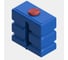 Емкость с крышкой Asplast П1000Д EL-22P-CA-P1000L-DB 1