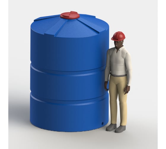 Емкость с крышкой Asplast Ц3000Д EL-22P-CA-C3000L-DB