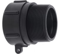 Переходник на еврокуб TITAN LOCK наружная резьба, S60x1 1/2  BSP, полипропилен TLEC60x1.1/2AE