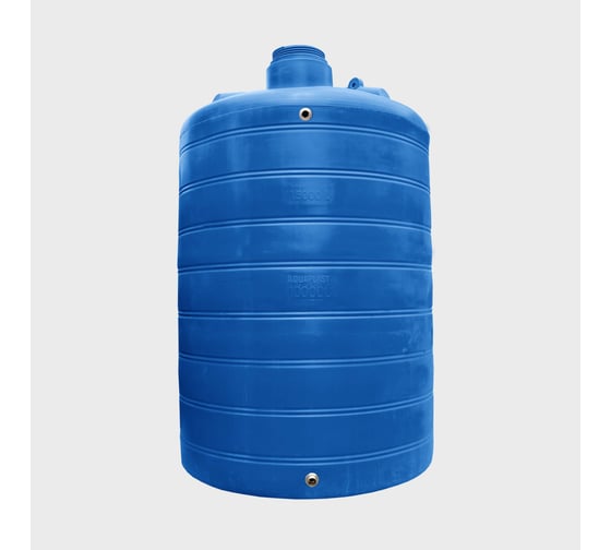 Овально-вертикальный бак AQUAPLAST 15000 л, синий 4630017951888