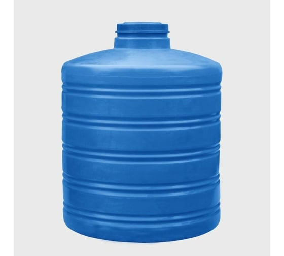 Овально-вертикальная емкость AQUAPLAST 1000 л, синяя, маленькая 4630017951994
