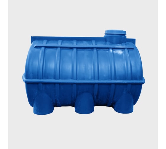 Овально-горизонтальная емкость AQUAPLAST 1500 л, синяя 4630017953189