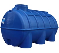 Овально-горизонтальная емкость AQUAPLAST 1000 л, синяя 4630017951949
