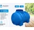 Овально-горизонтальная емкость AQUAPLAST 300 л, синяя 4630017951918 2