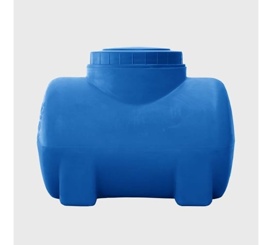 Овально-горизонтальная емкость AQUAPLAST 100 л, синяя 4630017951895