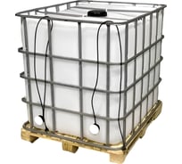 Еврокуб BigTara 1000 л ref чистый пропаренный с подогревом 2 тэна (поддон дерево ref) CN398RR