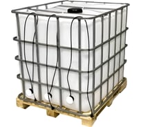 Еврокуб BigTara 1000 л ref чистый пропаренный с подогревом 3 тэна (поддон дерево ref) CN402RR