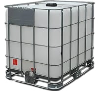 Еврокуб BigTara 1000 л ref чистый пропаренный с подогревом 2 тэна (поддон металл/пластик ref) CN400RR