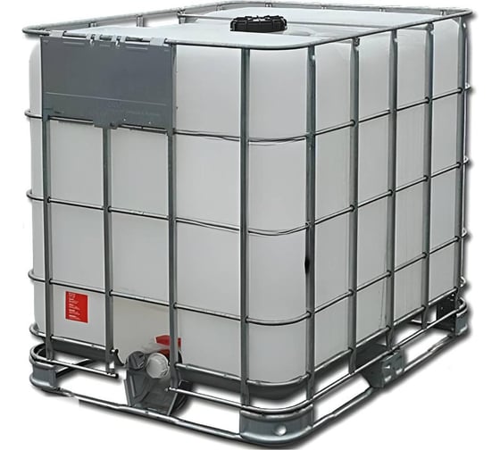 Еврокуб BigTara 1000 л ref чистый пропаренный с подогревом 2 тэна (поддон металл/пластик ref) CN400RR 1