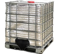 Еврокуб BigTara ref 1000 л, пропаренный, с подогревом, 3 тэна и утеплением (поддон металл/пластик ref) CN406RR