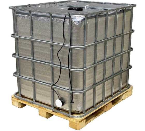 Еврокуб BigTara 1000 л, с подогревом, 1 тэн и утеплением (поддон дерево) CN408 1