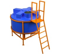 Бункер 3000л в обрешетке Polyteam PT-B3000MK