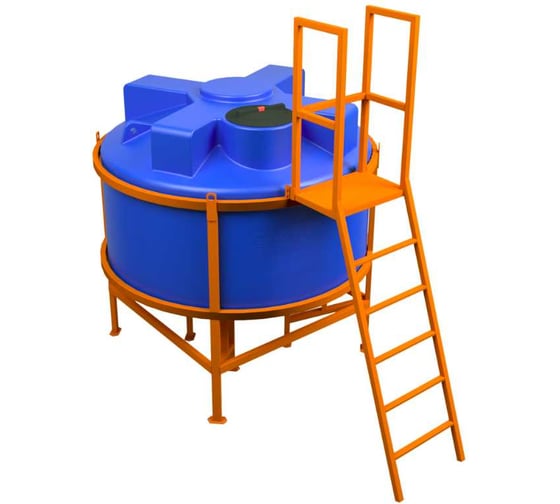 Бункер 3000л в обрешетке Polyteam PT-B3000MK