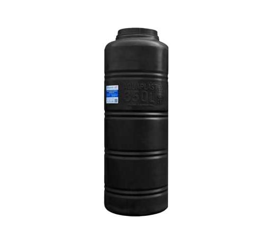 Овально-вертикальный бак AQUAPLAST 350л черный 4658790080519