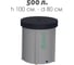 Складная ёмкость для воды с крышкой EKUD 500 л 500L1001 3