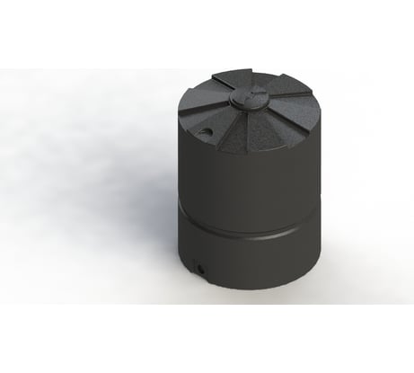 Рециклинговая емкость с крышкой Asplast рц2000д EL-22P-CA-RC2000L-DB