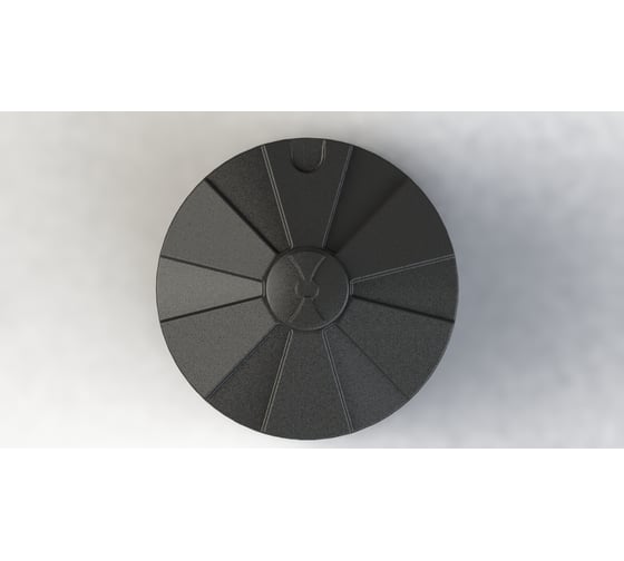 Рециклинговая емкость с крышкой Asplast рц2000д EL-22P-CA-RC2000L-DB