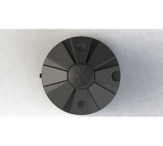 Рециклинговая емкость с крышкой Asplast рц1500д EL-22P-CA-RC1500L-DB