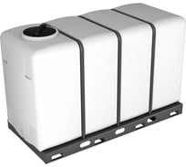 Емкость К 4000 белый с обрешеткой Экопром 117.4001.001.1