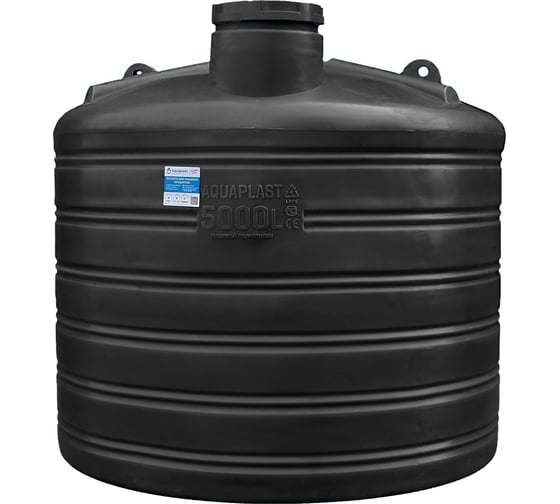 Овально-вертикальный бак 5000л черный AQUAPLAST 4650017955266