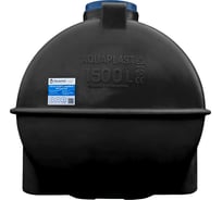 Овально-горизонтальный бак 5000л черный AQUAPLAST 4650017955303
