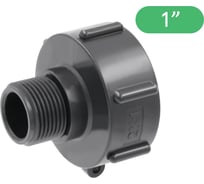 Переходник на еврокуб ПоливНаДаче 2"(S60) х 1"(наружная резьба) S60x1НР