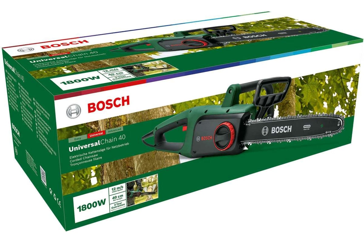  электрическая пила Bosch universalchain 40 06008B8402 - выгодная .