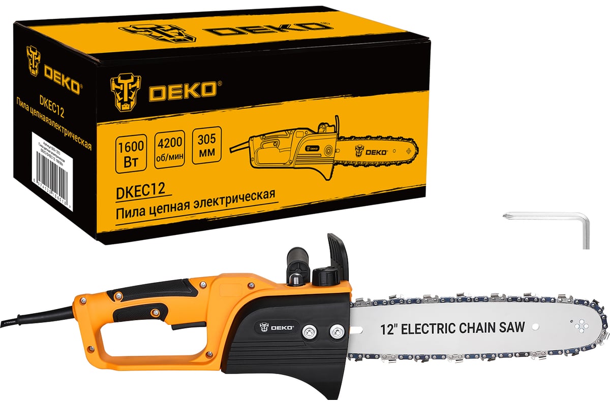 Электрическая цепная пила DEKO DKEC12 065-1213 - выгодная цена, отзывы .