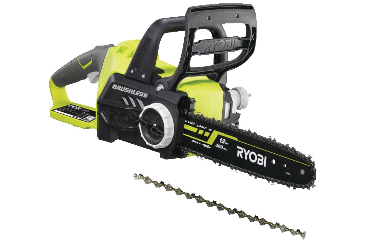 Бесщеточная аккумуляторная цепная пила Ryobi ONE+ OCS1830 без аккумулятора  в комплекте 5133002829 - выгодная цена, отзывы, характеристики, 3 видео,  фото - купить в Москве и РФ