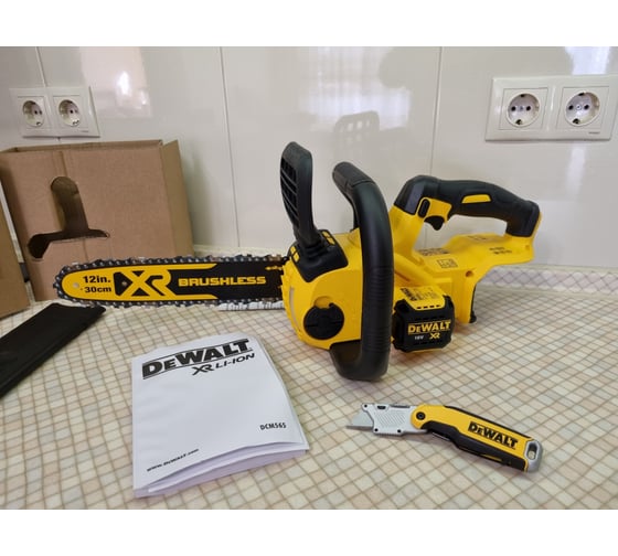 Цепная пила DEWALT XR 18 В DCM565N-XJ - выгодная цена, отзывы ...
