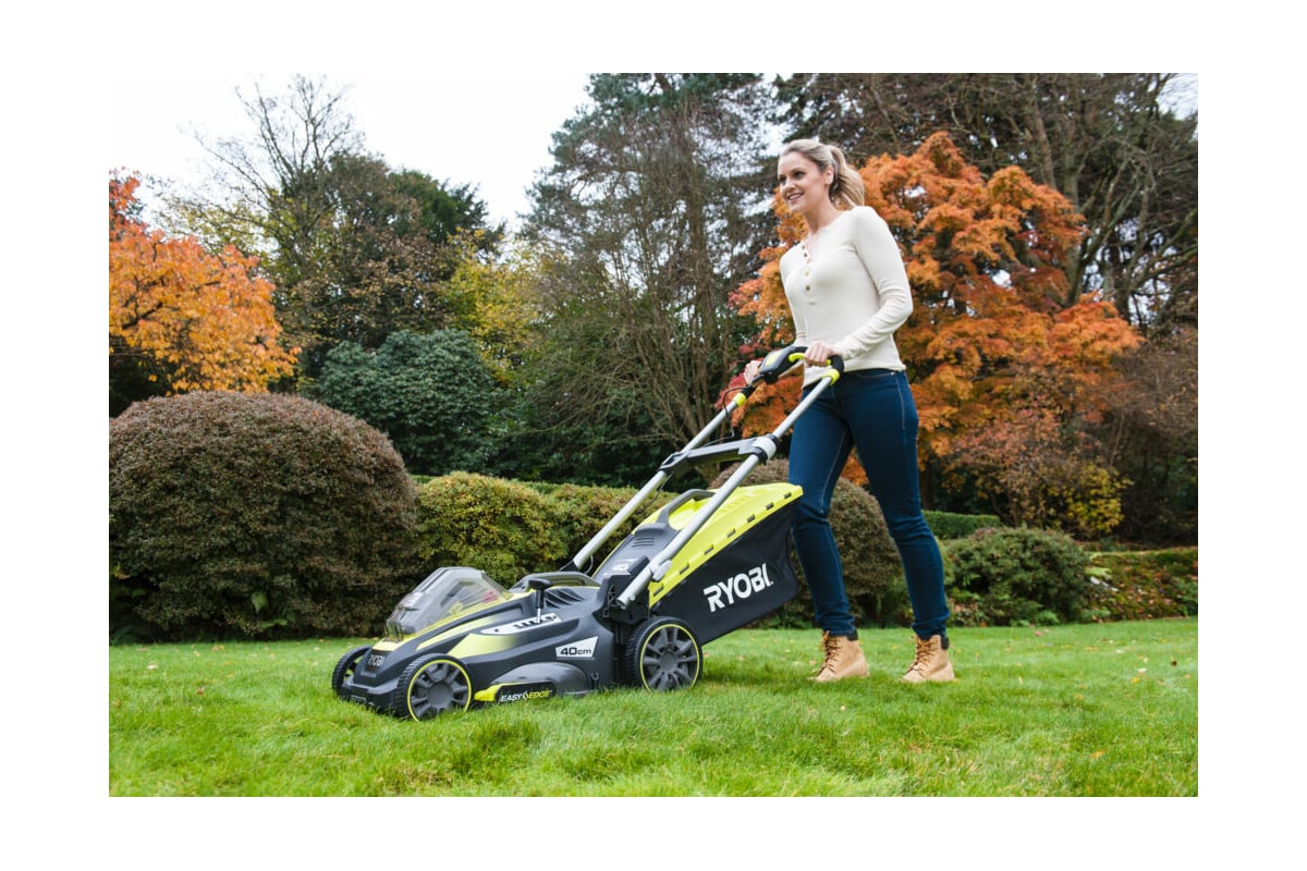 Ryobi газонокосилка аккумуляторная. Ryobi rlm36x41h50p. Газонокосилка электрическая Ryobi rlm18e40h (1800w). Робот газонокосилка Ryobi.