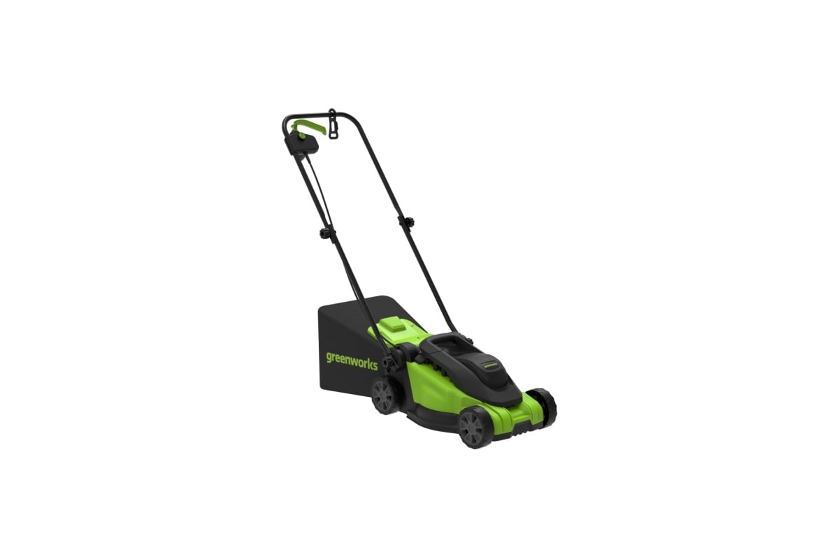 Электрическая газонокосилка GreenWorks 1200 Вт, 32 см 2517807 ...