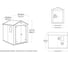 Хозяйственный блок Keter Manor Pent 6х8 DD бежевый 255140 2