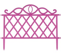 Садовый забор ВПМ розовый, 11 шт 6191342
