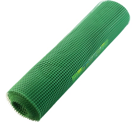 Садовая решётка в рулоне 1x20 м, ячейка 15x15 мм зеленый Без бренда 64512