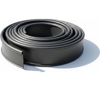 Бордюрная лента садовая ГеоПластБорд ДЕКО h 10см 20 метров цвет черный 748729005.20