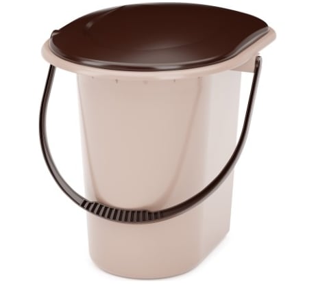 Ведро-туалет ЗПИ Альтернатива 18л бежевый М1525