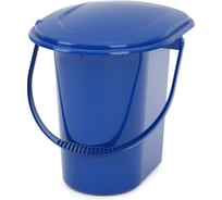 Ведро-туалет ЗПИ Альтернатива 18л голубой М1316