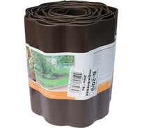 Бордюрная лента ГОФРА 9 м Протэкт Коричневый Б-20/9