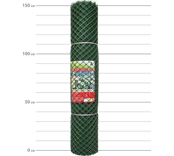 Заборная решетка Протэкт 1,5х25 м эконом хаки З-40/1,5/25 х