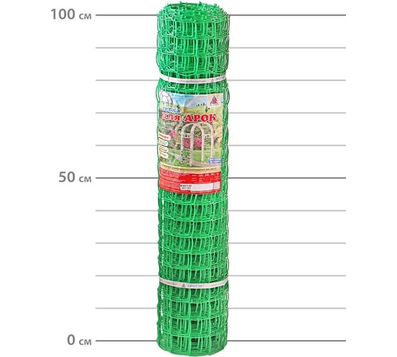 Сетка для арок Протэкт 50х60, 10 м, зеленая Ф-60/1/10 з