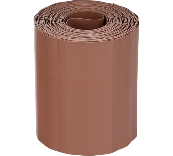Бордюрная лента PALISAD 15x900 см, полипропиленовая, коричневая 644847