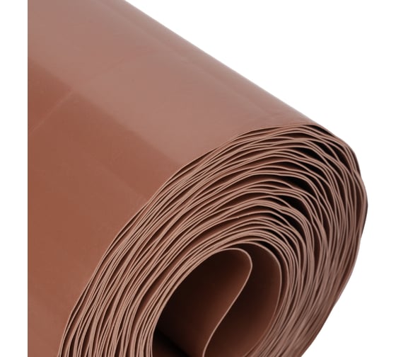 Бордюрная лента PALISAD 15x900 см, полипропиленовая, коричневая 644847