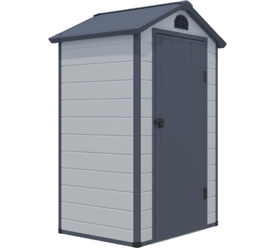Сарай Wotex Storage-01-2, серый, 134х104х204 см 1341042