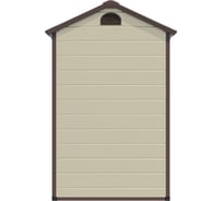 Сарай Wotex Storage-01-1, бежевый с коричневым, 134х104х204 см 1341041