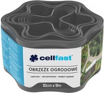 Садовый бордюр Cellfast 10 cм x 9 м, графит 30-051
