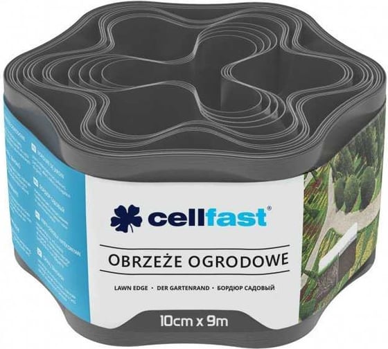 Садовый бордюр Cellfast 10 cм x 9 м, графит 30-051 1