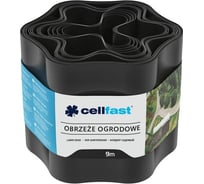 Садовый бордюр Cellfast 20 cм x 9 м, черный 30-033H